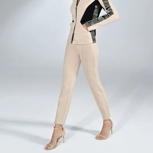 I'CONA Slim Fit Athleisure Casual Pants size 4 Drawstring Stretch - Picture 1 of 8